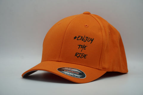 #EnjoyTheRide Flexfit Orange Wooley Combed Cap