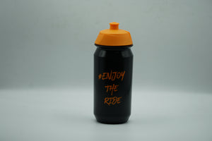 #EnjoyTheRide Black and Orange 500ml Tacx Shiva Bottle