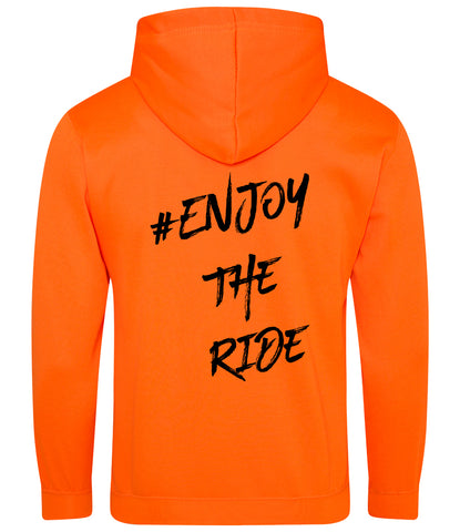 #EnjoyTheRide Electric Orange Hoodie