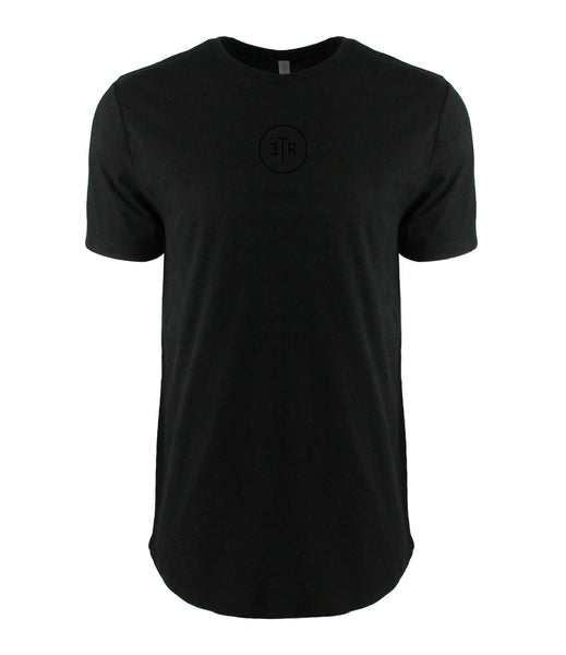 #EnjoyTheRide Black Long Line T-Shirt - The Black One